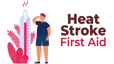 Banner Graphic for Heat Stroke First Aid